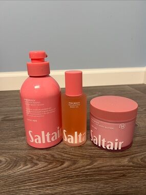 Saltair Pink Beach Body Care Set - Pink